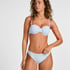 Usztywniany Biustonosz Bikini z Fiszbinami Amalfi, Niebieski