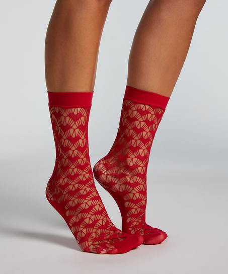 1 para skarpetek, Czerwony