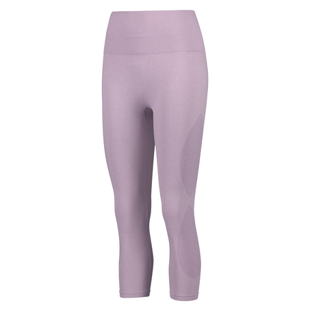 HKMX high waist capri round knit, Fioletowy