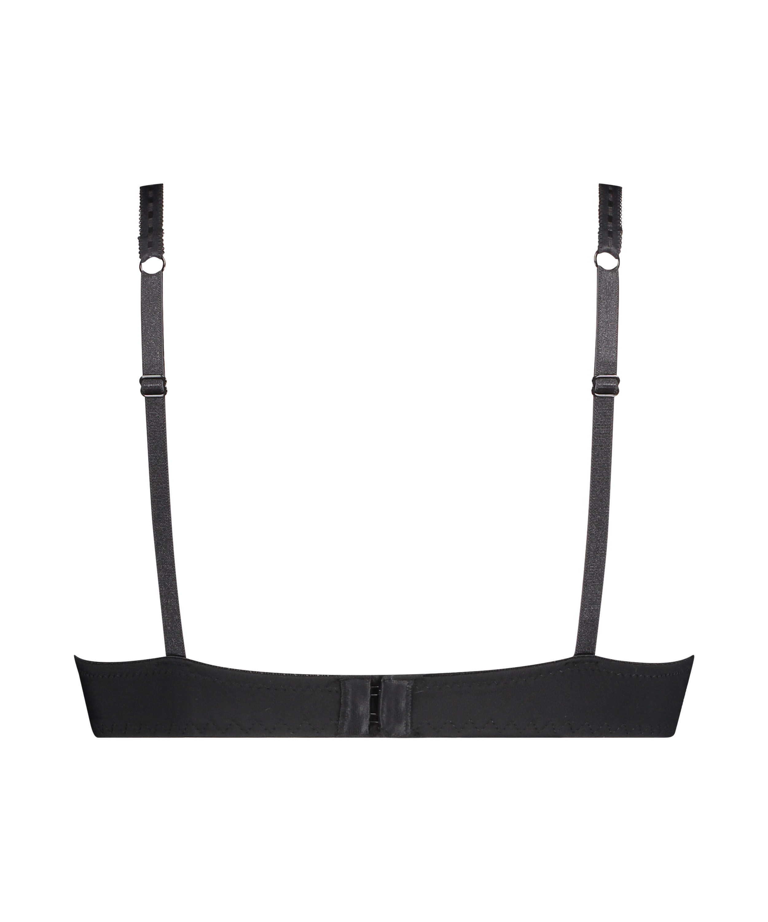 Usztywniony biustonosz push-up z fiszbinami Maya, Czarny, main