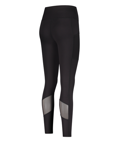 Legginsy z wysokim stanem HKMX Oh My Squat, Czarny