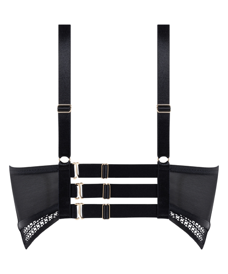 Nieusztywniany biustonosz bez fiszbin&oacute;w Missy, Czarny