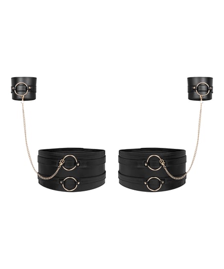 Kajdanki na nogi i ręce, Czarny