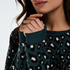 Long-Sleeved Fleece Top, Zielony