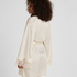 Satynowe kimono Valerie, Biały