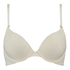 Padded underwired push-up bra, Biały