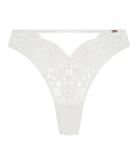 Majtki brazylijskie Indigo, Biały