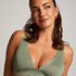 G&oacute;ra od bikini typu tr&oacute;jkąt Scallop, Zielony