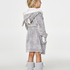 Kids Fleece Bathrobe, Szary
