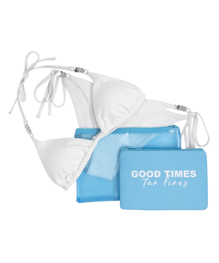 Torba na bikini, Niebieski