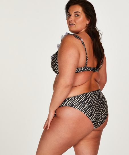 Majtki Bikini Rio Zebra, Brązowy