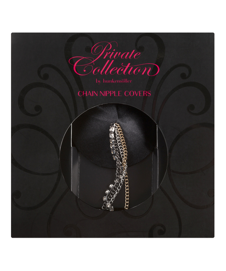 Private Chain Nipple Covers, Czarny