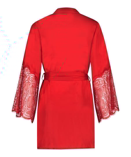 Satynowe kimono, Czerwony