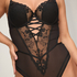 High Waisted Brazilian Miri, Czarny