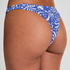 D&oacute;ł od bikini z wysokim wycięciem Cancun, Niebieski