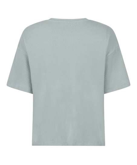 Pyjama Top Waffle, Zielony
