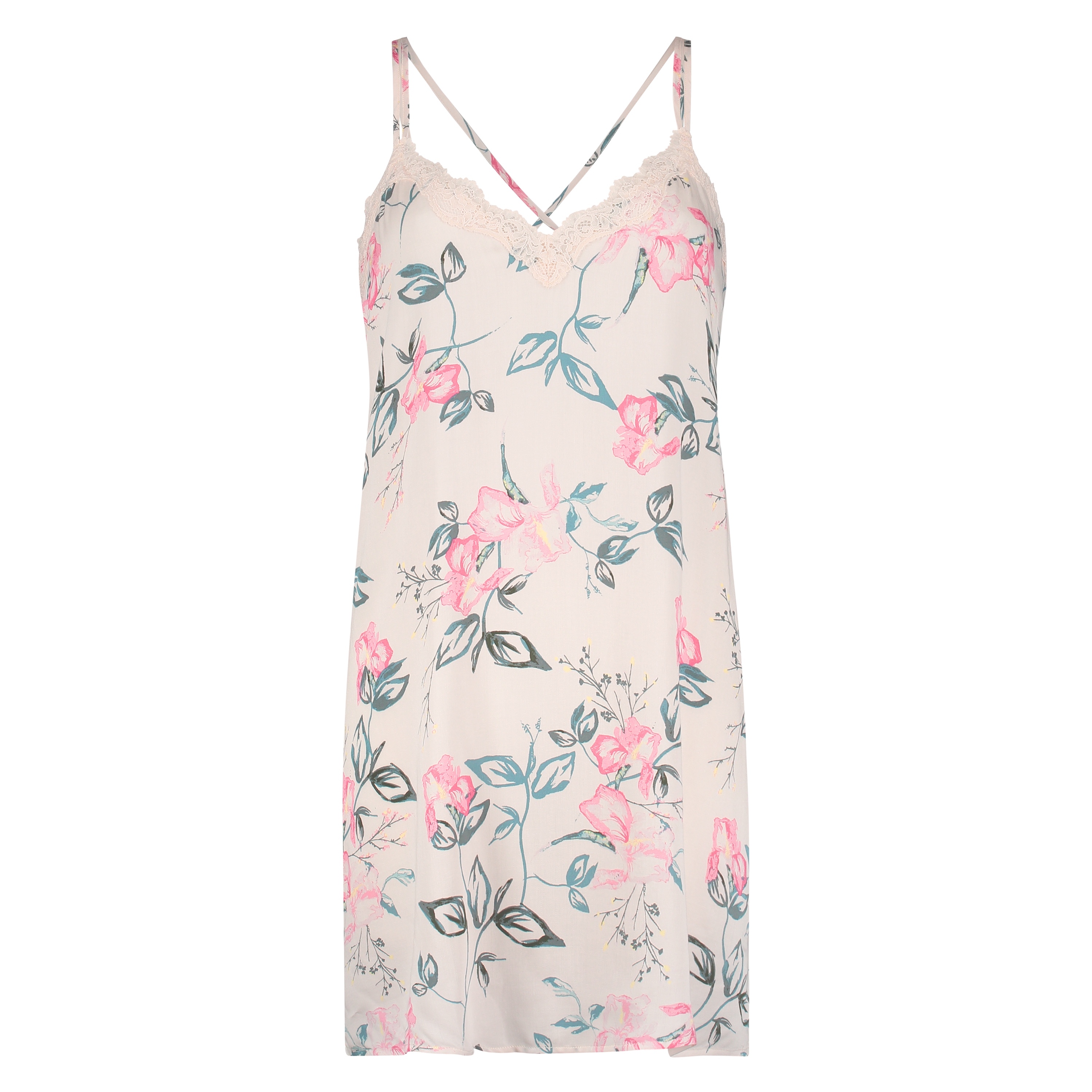 Woven Slipdress, Beżowy, main