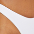 Lola high leg bikini bottoms, Biały