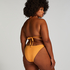 Tr&oacute;jkątna g&oacute;ra od bikini Scallop Lurex, Pomarańczowy