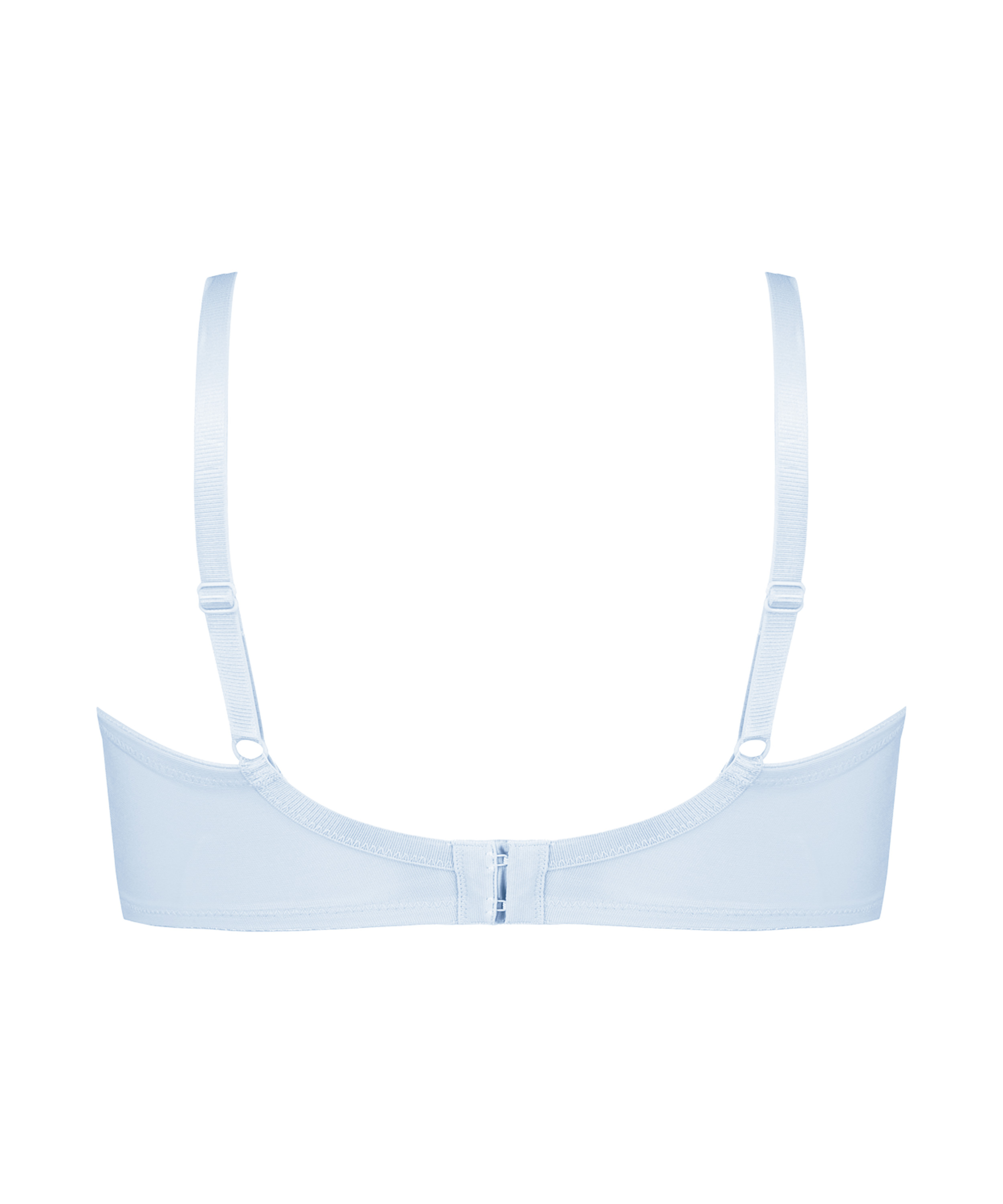 Nieusztywniany biustonosz minimizer z fiszbinami Nina, Niebieski, main