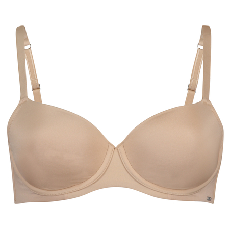 Naomi Padded Underwired Bra, Beżowy