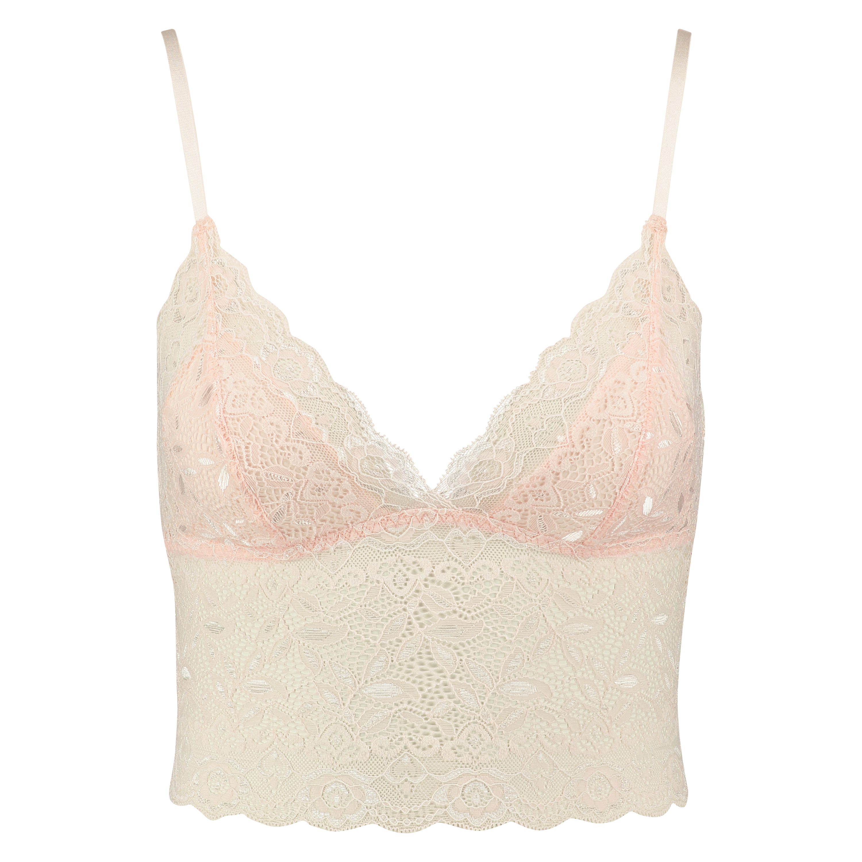 Bralette longline Fancy, R&oacute;żowy, main