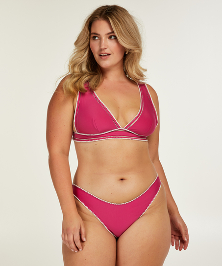 Figi od bikini z wysokim wycięciem Maya, Różowy