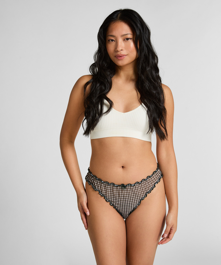 Zestaw prezentowy ze stringami świątecznymi, Zielony