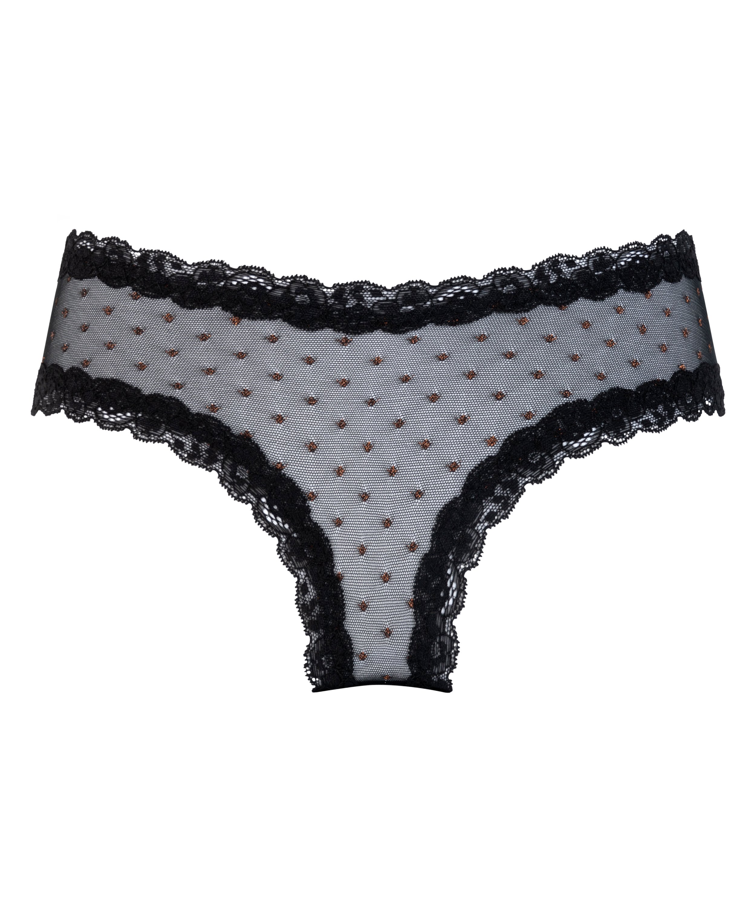 Brazyliany V-shape Mesh, Czarny, main