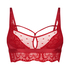 Biustonosz bralette Pippa, Czerwony