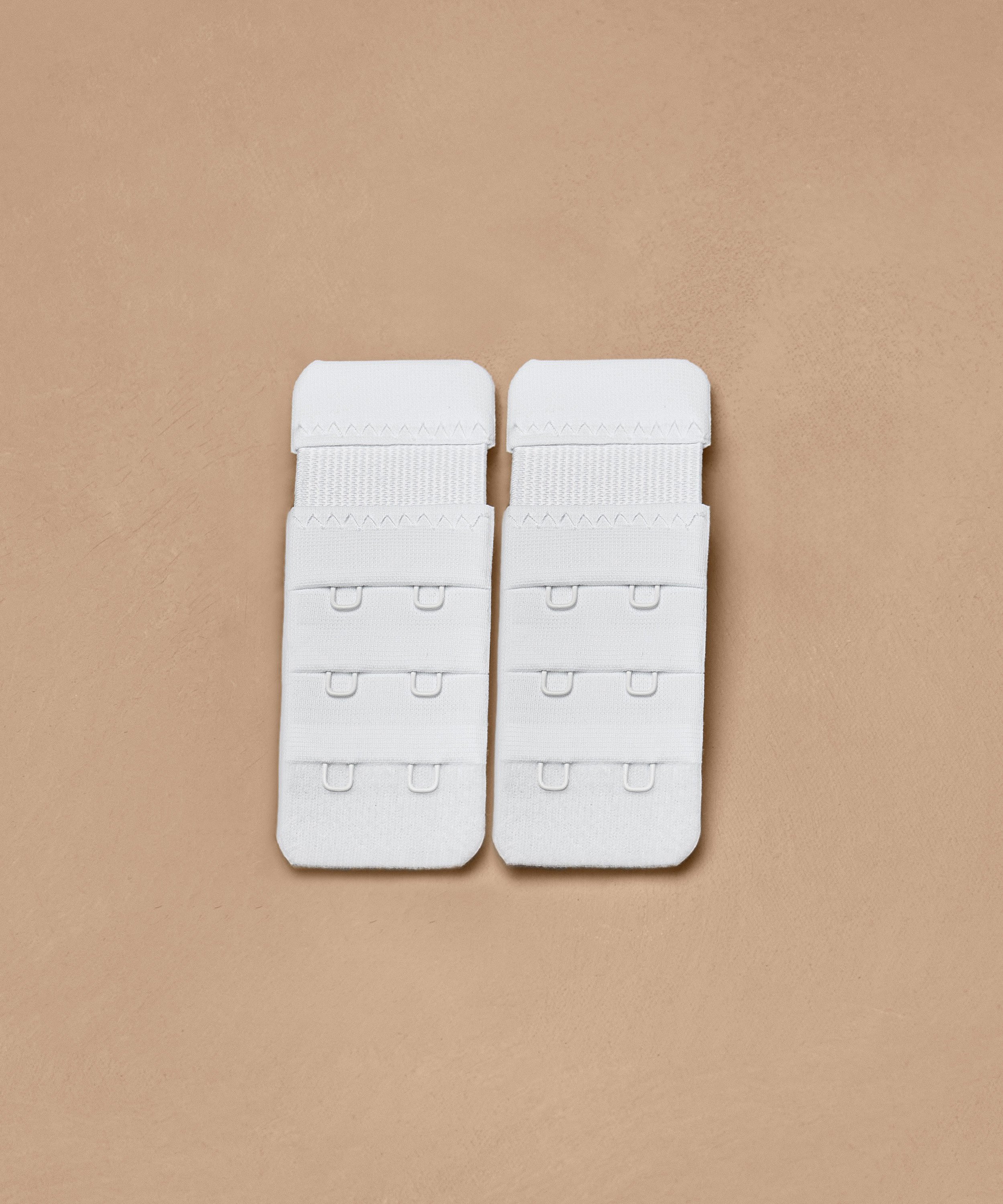 2-pak przedłużek do biustonosza, Biały, main