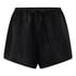 Satin Shorts Ayla, Czarny