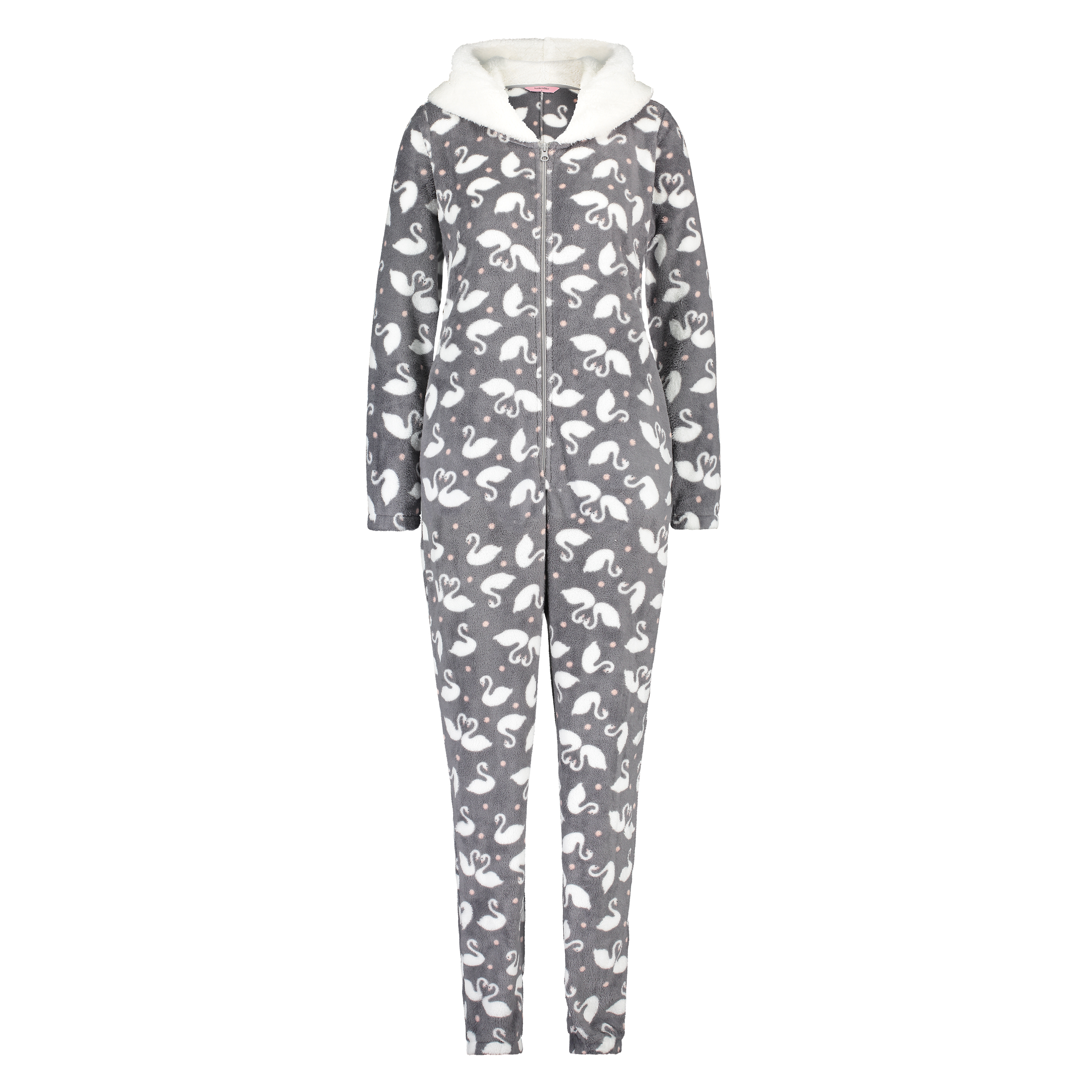 Fleece onesie, Szary, main