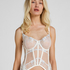 Bustier Peonie, Biały