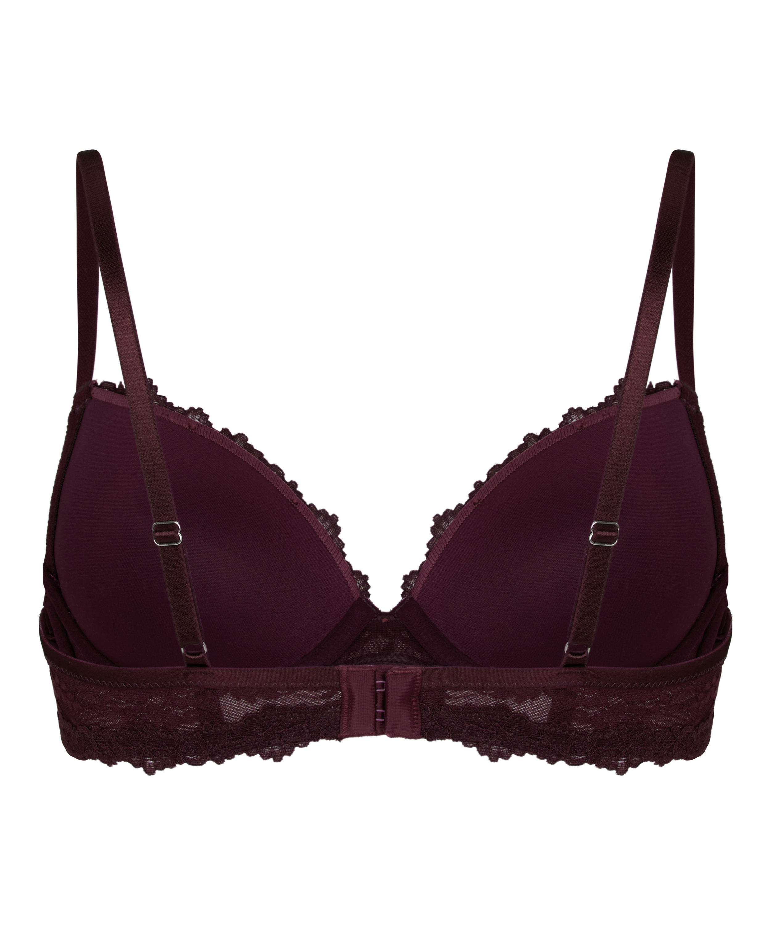 Padded Underwired Longline Bra Aveline, Fioletowy, main