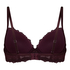 Padded Underwired Longline Bra Aveline, Fioletowy