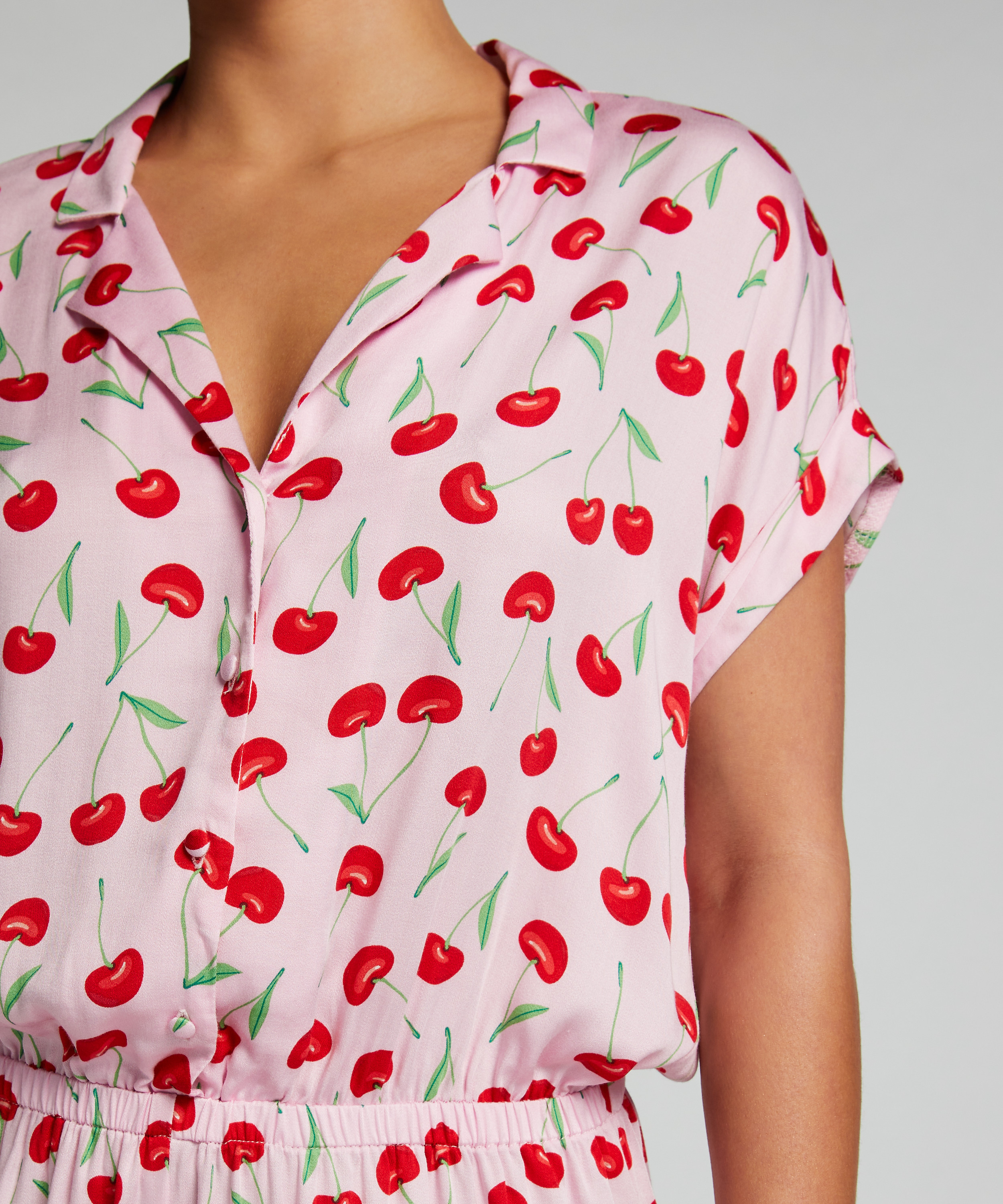 Onesie Teddy Cherry, R&oacute;żowy, main