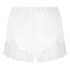 Satynowe Szorty Valerie, Biały
