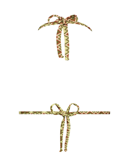 Trójkątny top bikini Alcapulco, Zielony