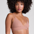 Tr&oacute;jkąt Bralette Smooth, Brązowy