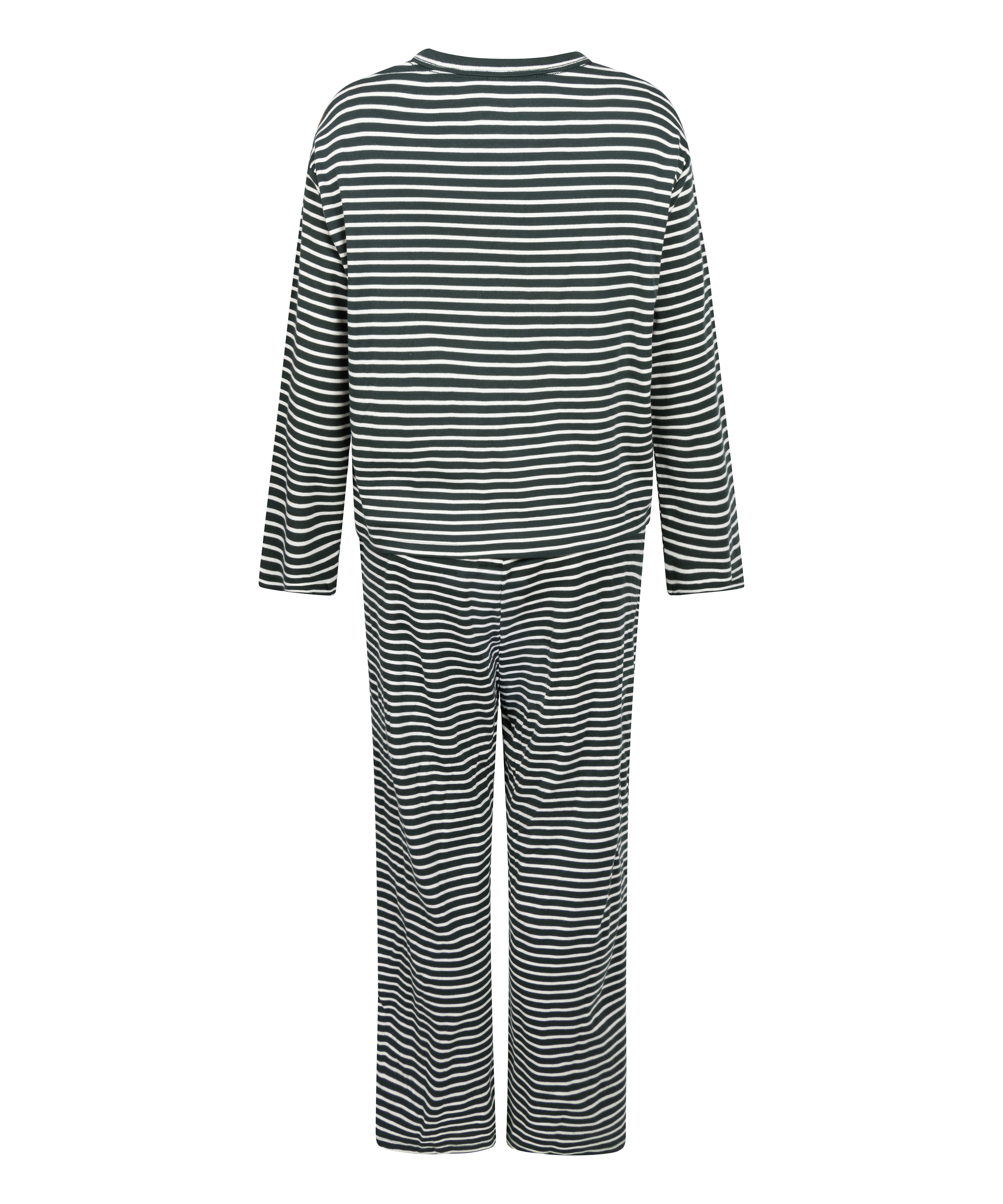 Zestaw piżamowy z bawełny dżersejowej, Zielony, main