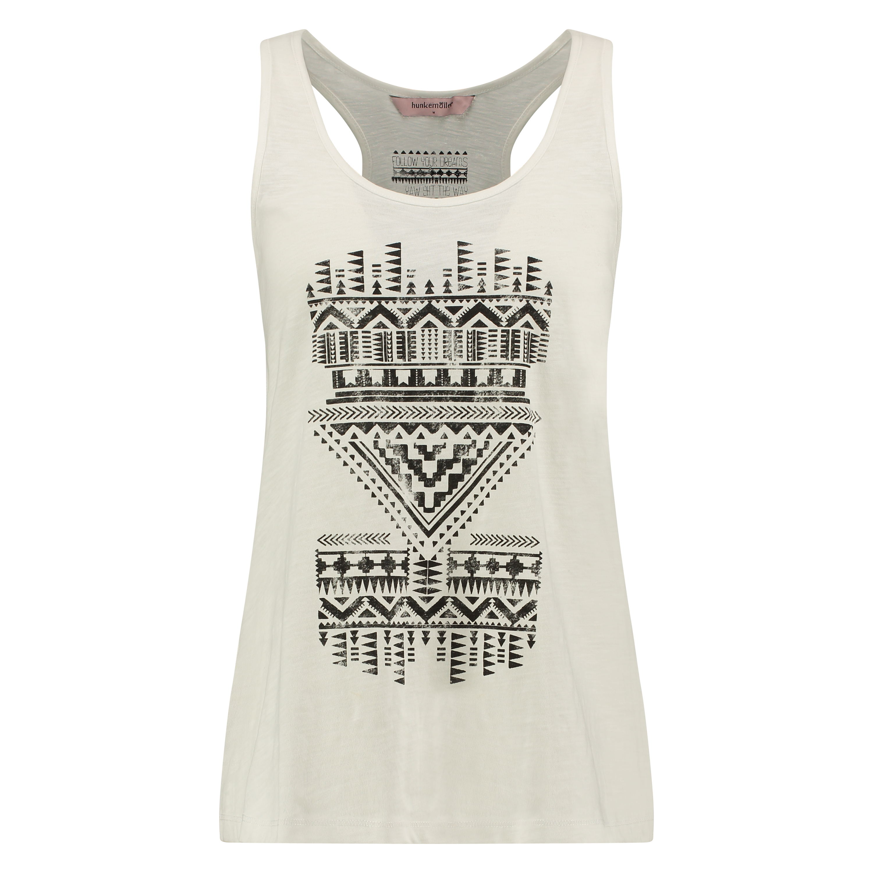 Singlet Minke Aztec, Biały, main