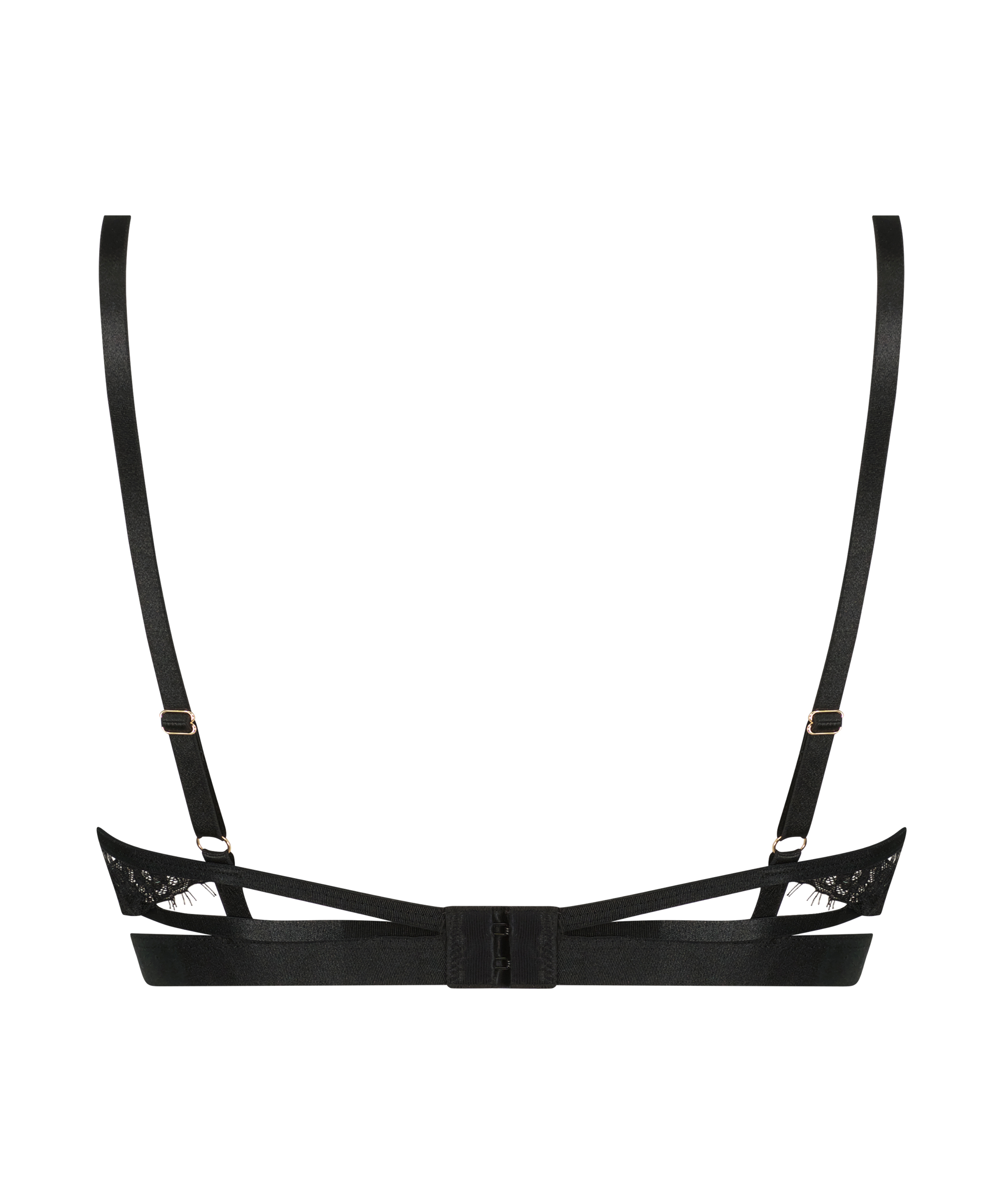 Usztywniony biustonosz z fiszbinami Talluhla, Czarny, main