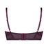 Lotte Padded Longline Underwired Bra, Fioletowy