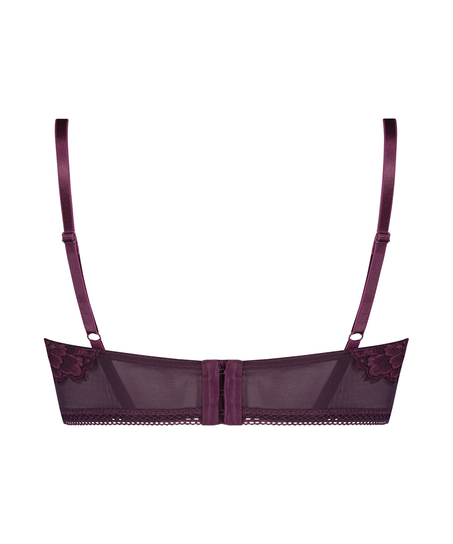 Lotte Padded Longline Underwired Bra, Fioletowy