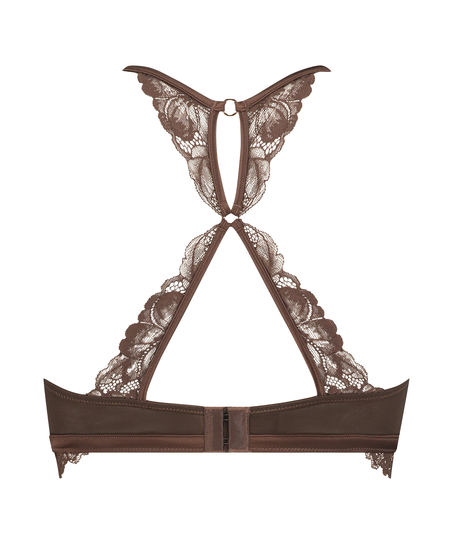 Biustonosz bralette Patrice, Brązowy