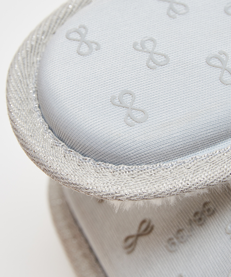 Fancy Knit slippers, Szary