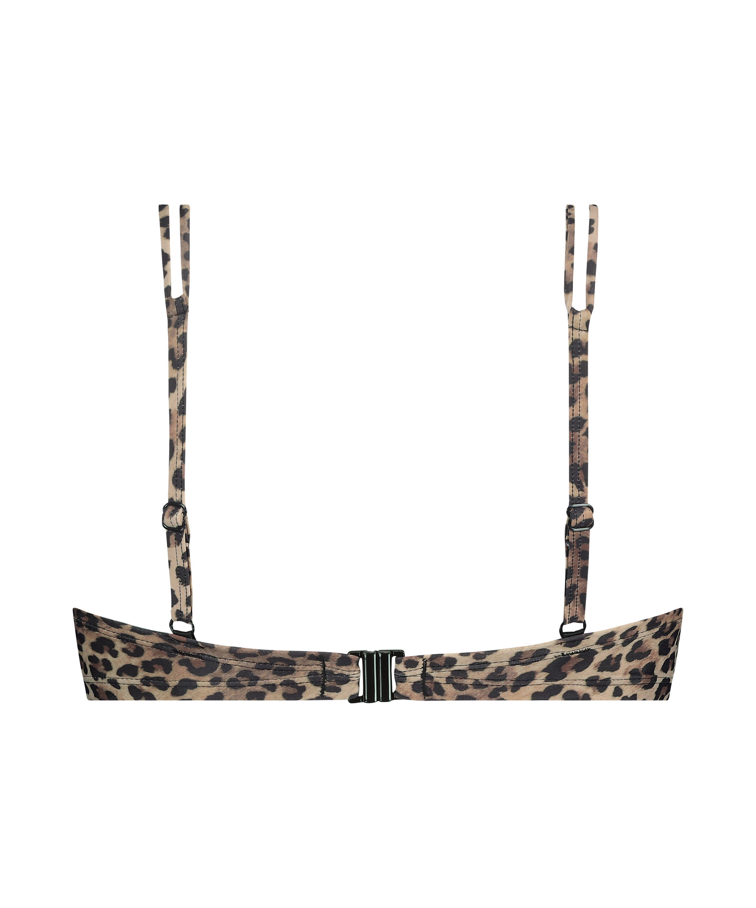 Top bikini typu push-up Cannes, Brązowy, main