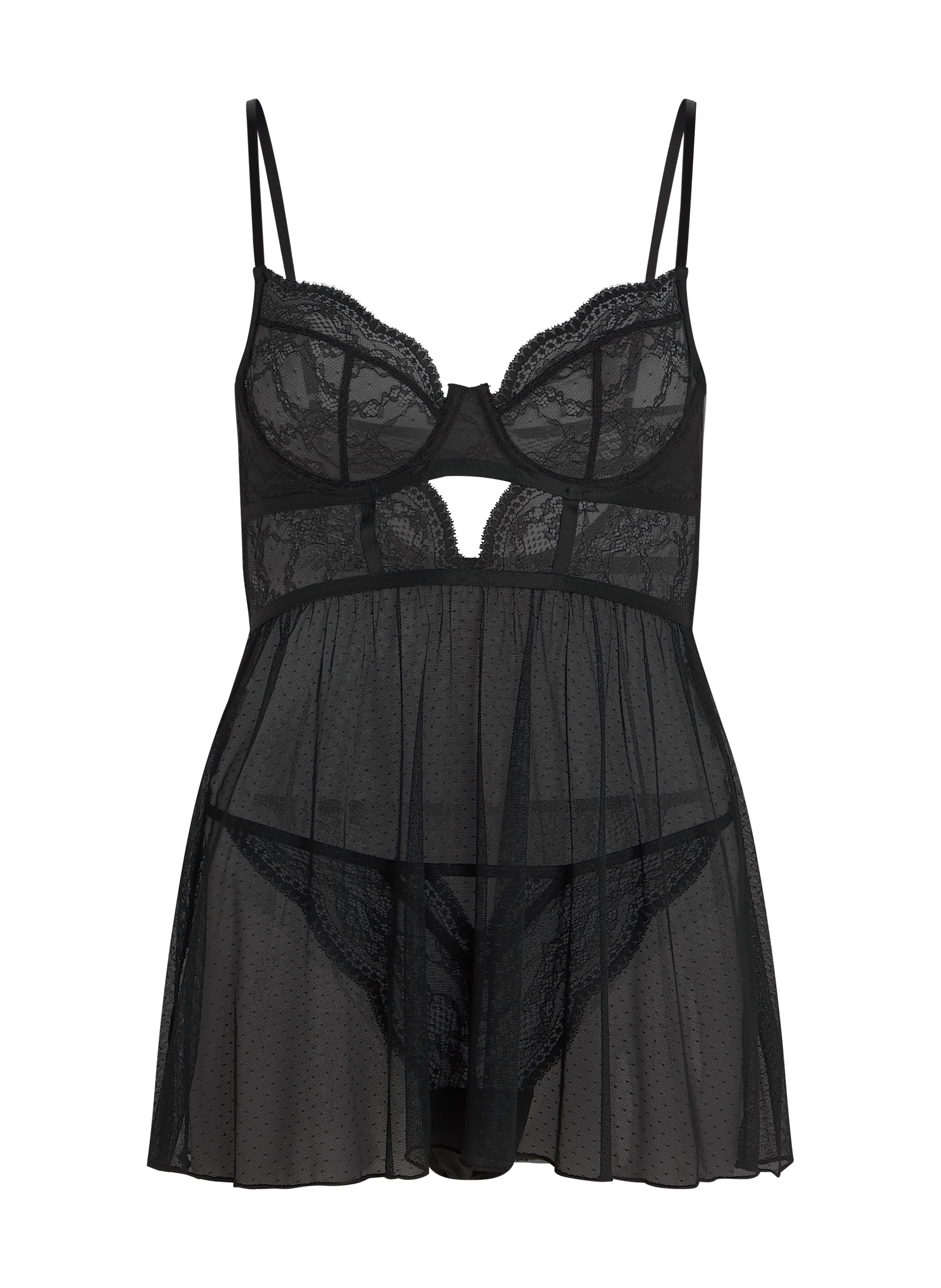 Babydoll Isabelle, Czarny, main