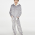 Fleece Onesie Teens, Szary